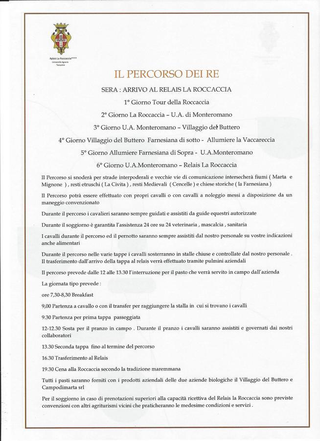Biocampus La Roccaccia - Universita' Agraria Di タルクイーニア エクステリア 写真